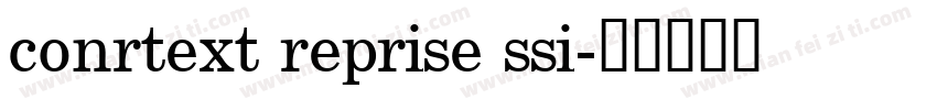 conrtext reprise ssi字体转换